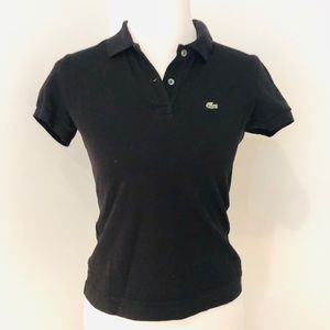 Lacoste form fitting ladies polo shirt.